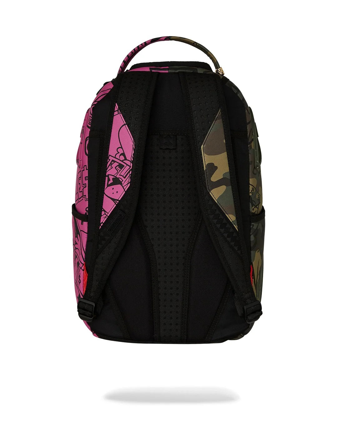 SPRAYGROUND Zaino SPLIT PINK AND CAMO-Verde Militare Rosa