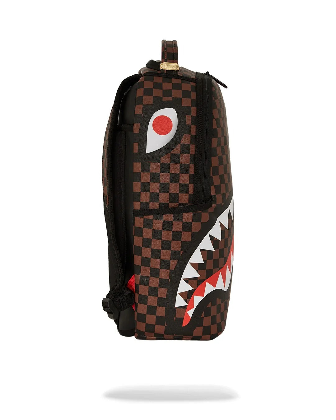 SPRAYGROUND Zaino Split Sharks in Paris Pink Check-Rosa Marrone
