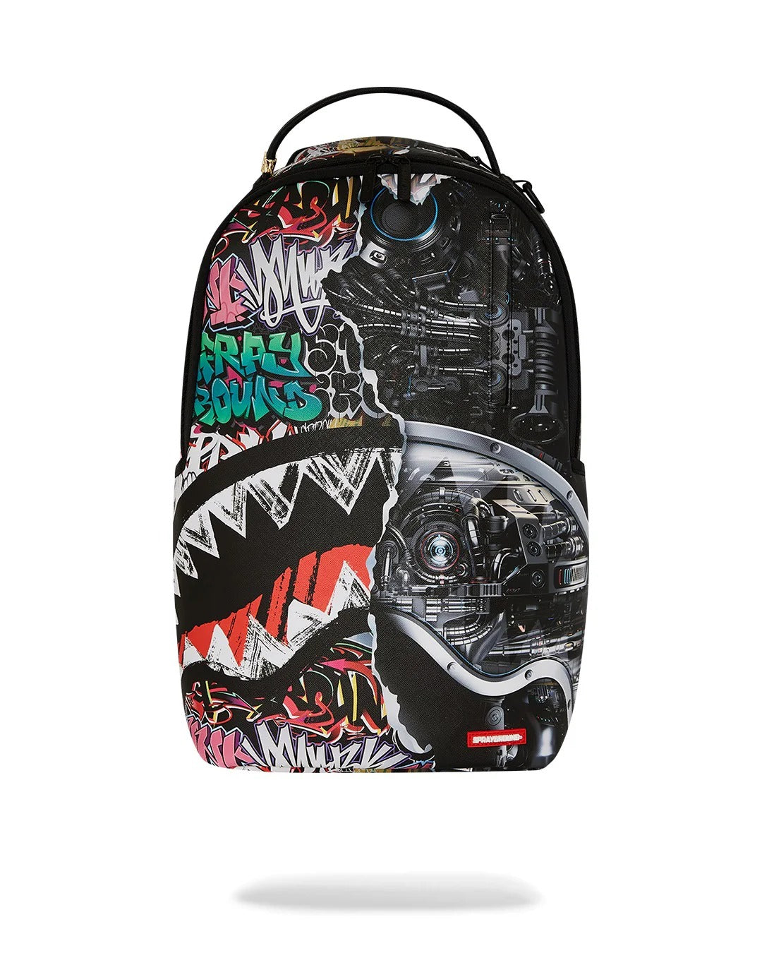SPRAYGROUND Zaino Split Cybershark-Nero