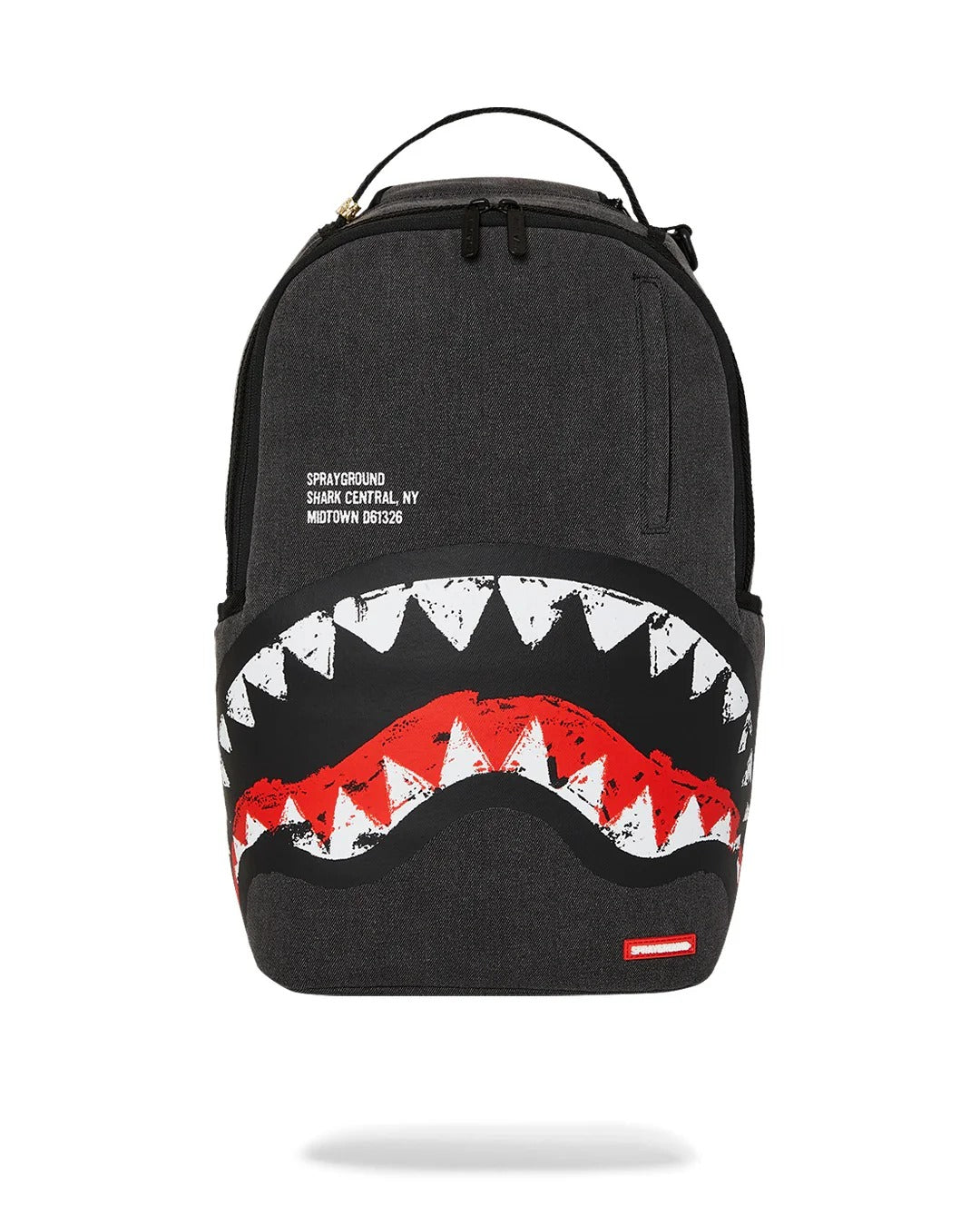 SPRAYGROUND Zaino Shark Central Painted-Nero