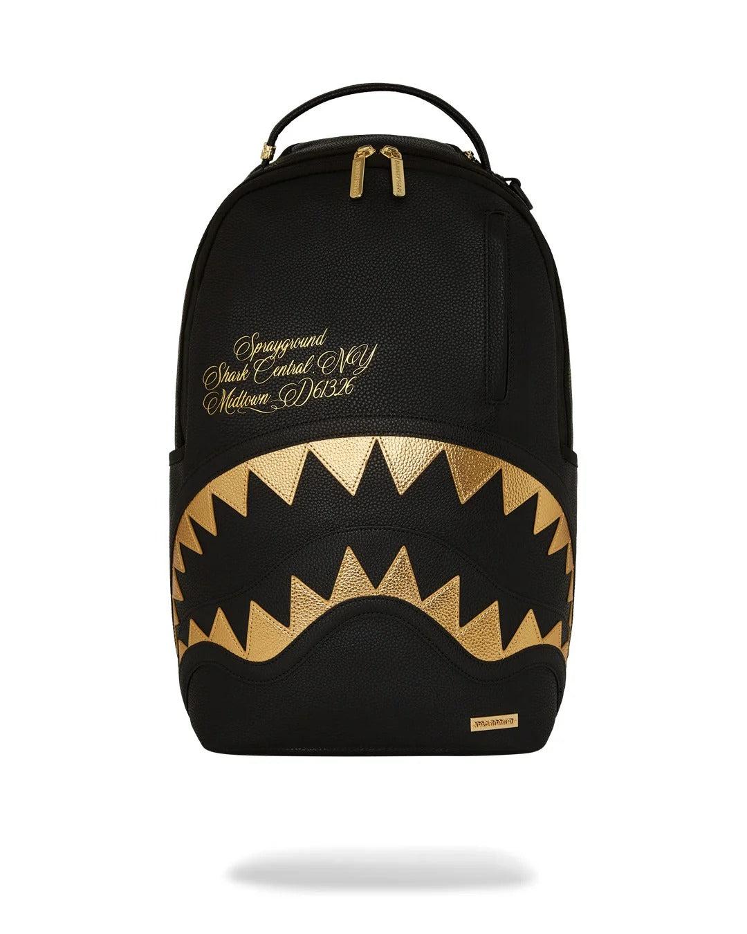 SPRAYGROUND Zaino Shark Central Gold-Nero
