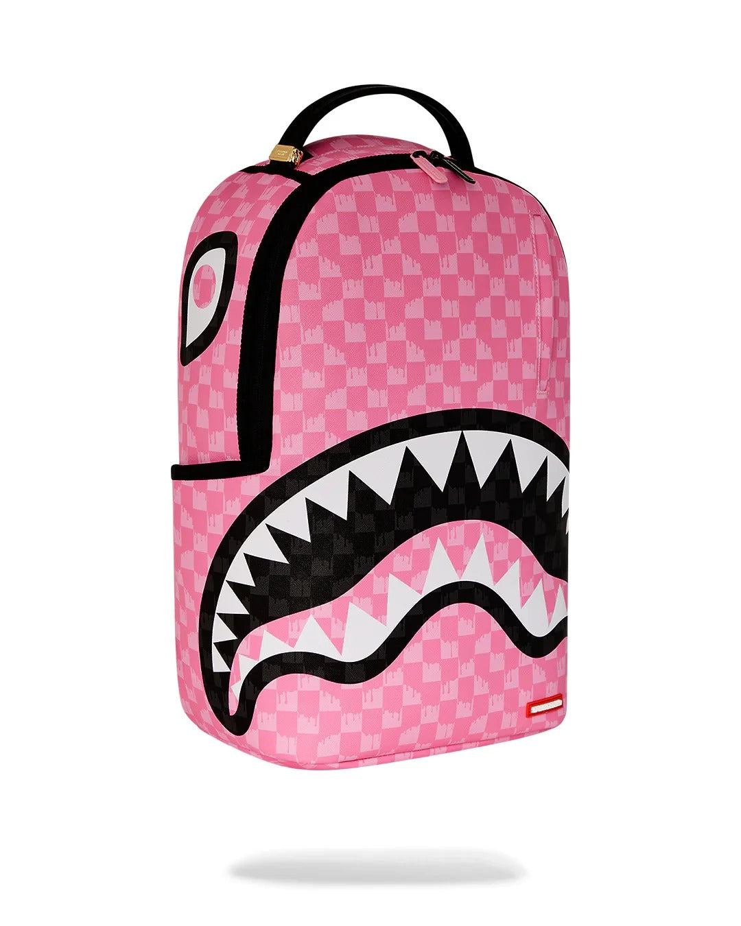 SPRAYGROUND Zaino Pink and Black Drip Check-Rosa Nero