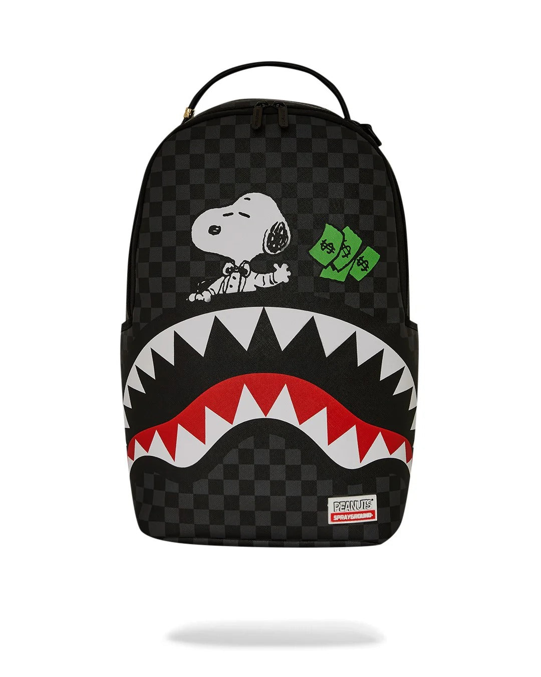 SPRAYGROUND Zaino Snoopy Top Shark Money-Nero