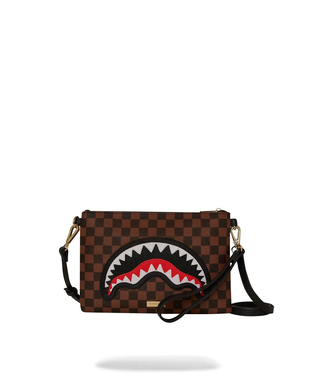 SPRAYGROUND Pochette Sawtooth Sharks in Paris-Marrone