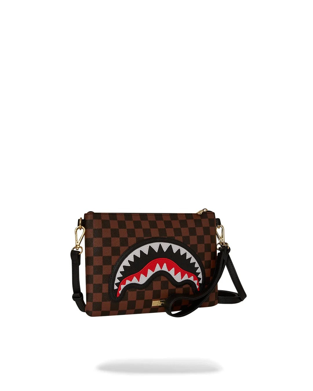 SPRAYGROUND Pochette Sawtooth Sharks in Paris-Marrone