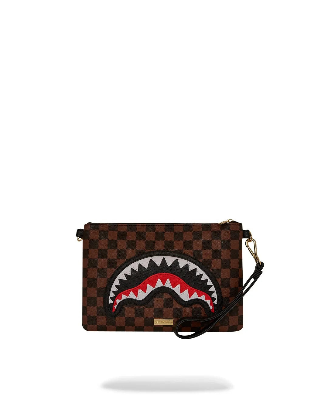 SPRAYGROUND Pochette Sawtooth Sharks in Paris-Marrone