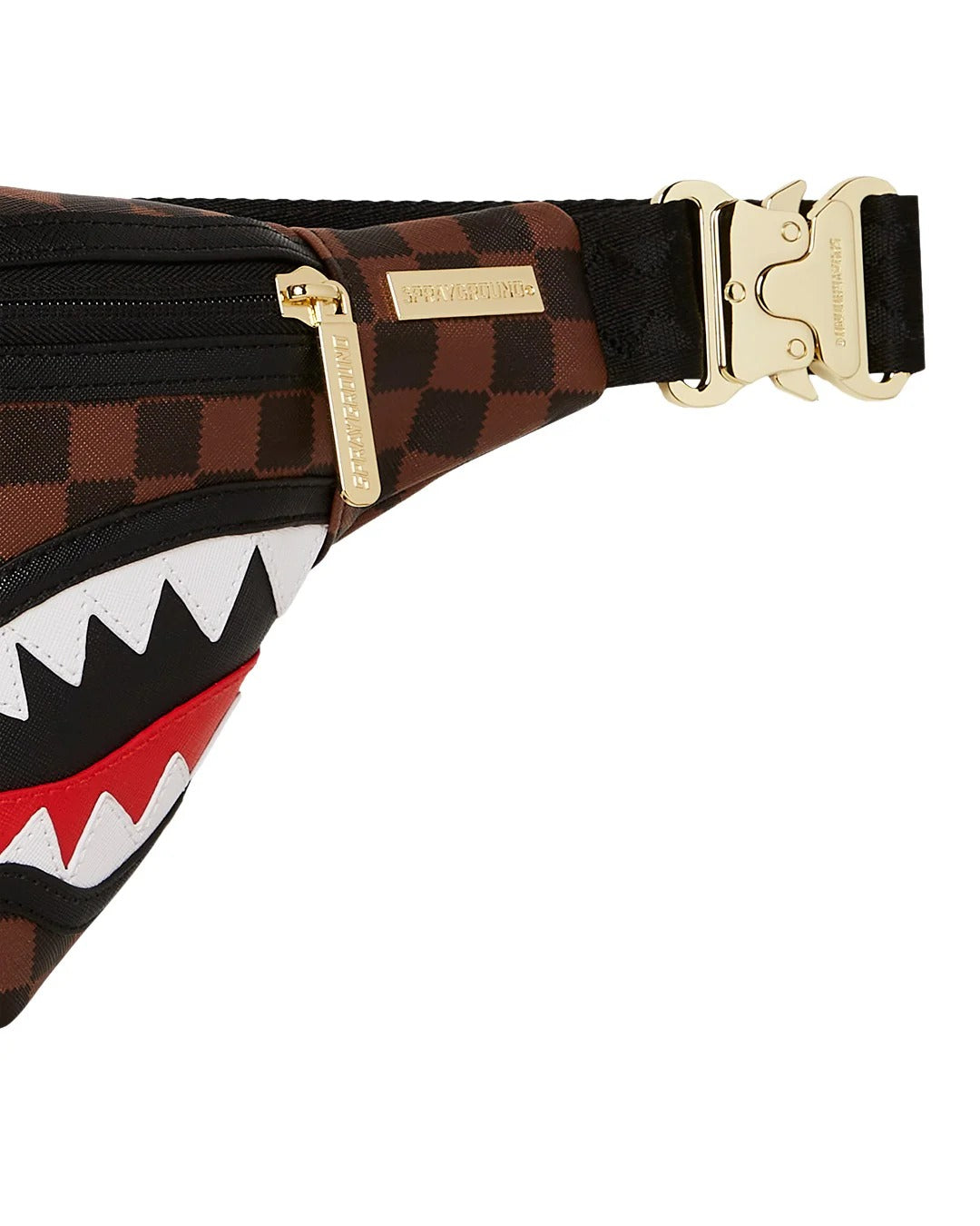 SPRAYGROUND Marsupio Sawtooth Sharks in Paris-Marrone