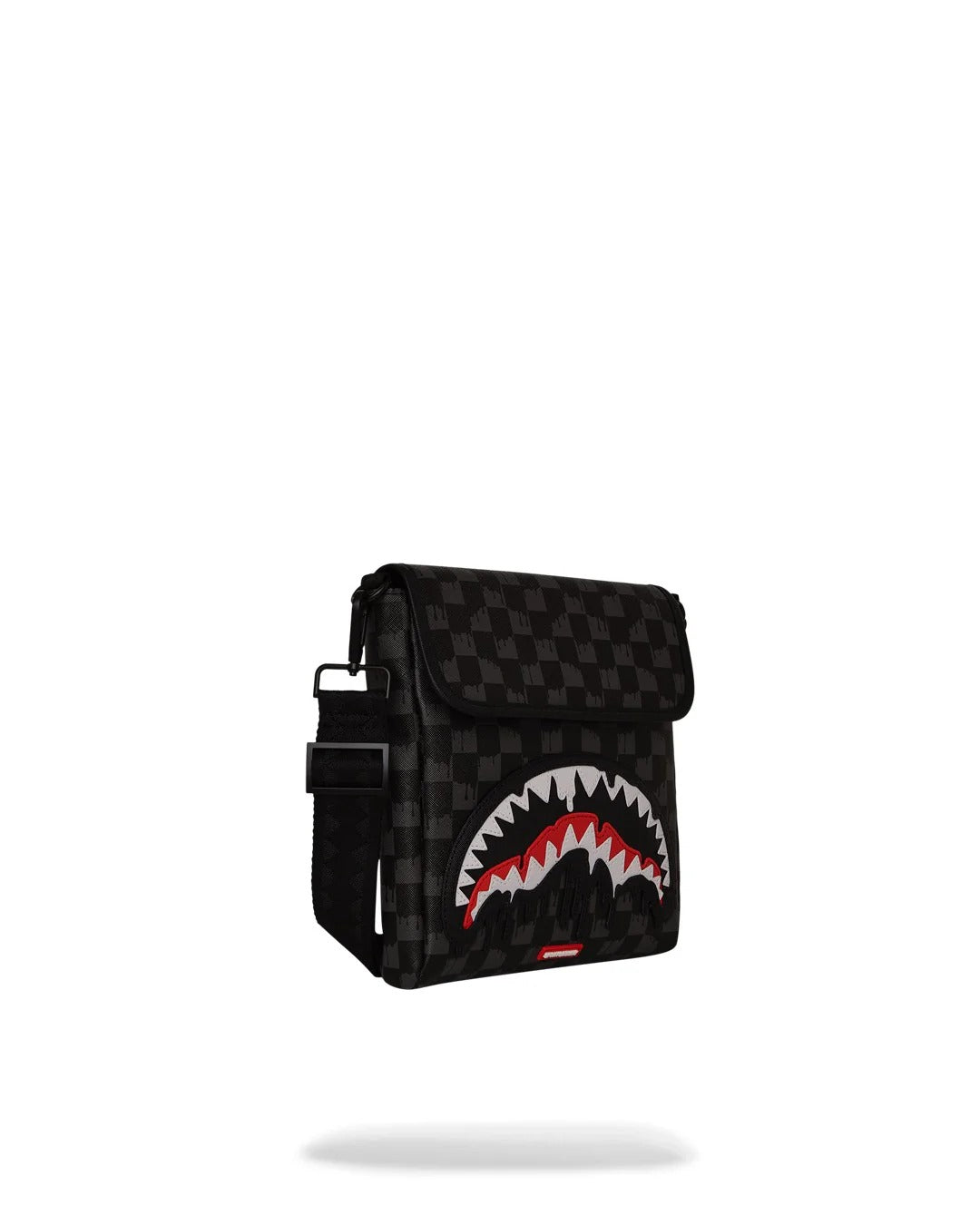 SPRAYGROUND Borsello Dripping Sharks in Paris Messenger-Nero