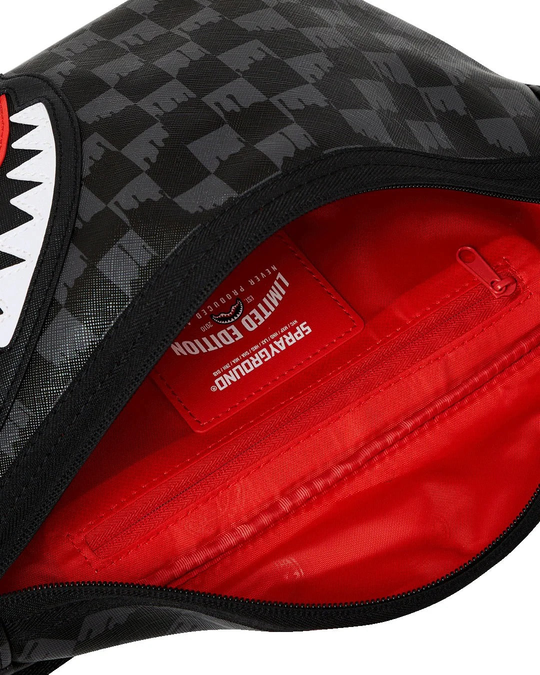 SPRAYGROUND Marsupio Dripping Sharks in Paris-Nero