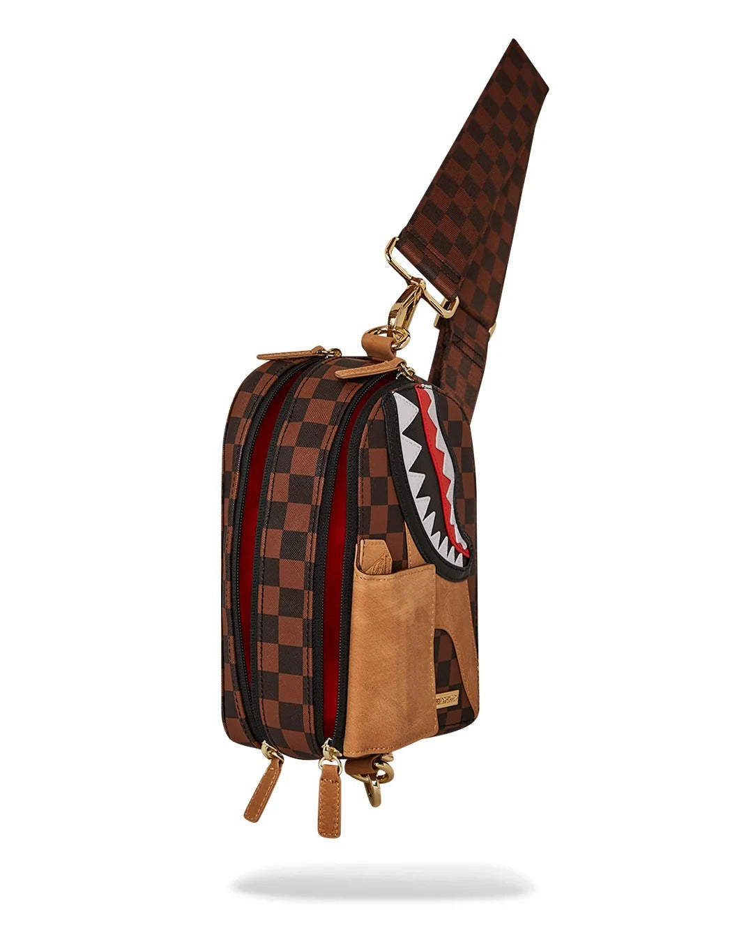 SPRAYGROUND Tracolla Hennyville-Marrone