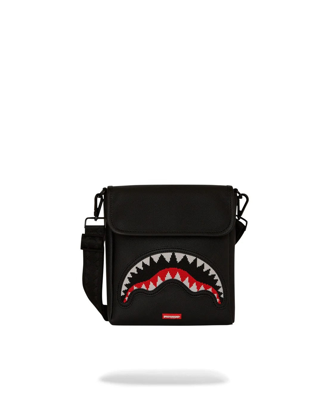 SPRAYGROUND Borsello Fly Knit Mouth Messenger-Nero