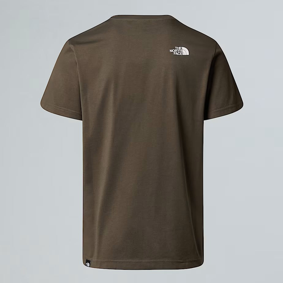 THE NORTH FACE T-Shirt Uomo SIMPLE DOME-New Taupe Green