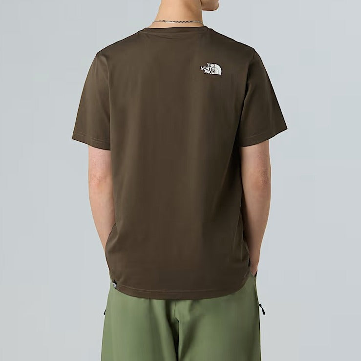 THE NORTH FACE T-Shirt Uomo SIMPLE DOME-New Taupe Green