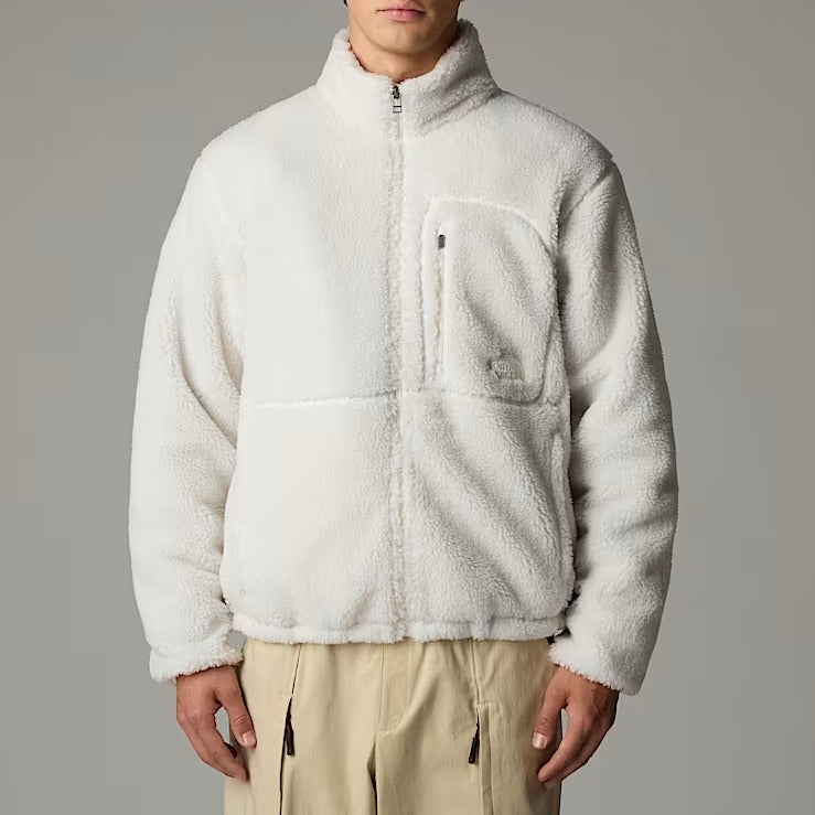 THE NORTH FACE Giubbino Uomo EXTREME PILE Full Zip-White Dune