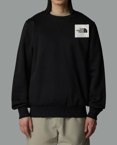 THE NORTH FACE Felpa Uomo FINE Girocollo-Tnf Black
