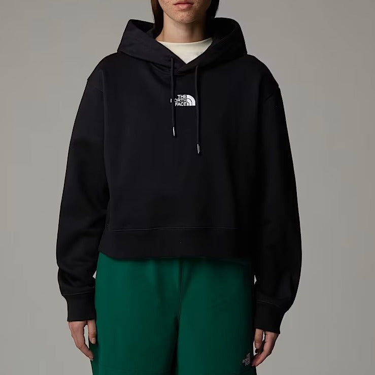 THE NORTH FACE Felpa Donna ESSENTIAL CROP-Tnf Black