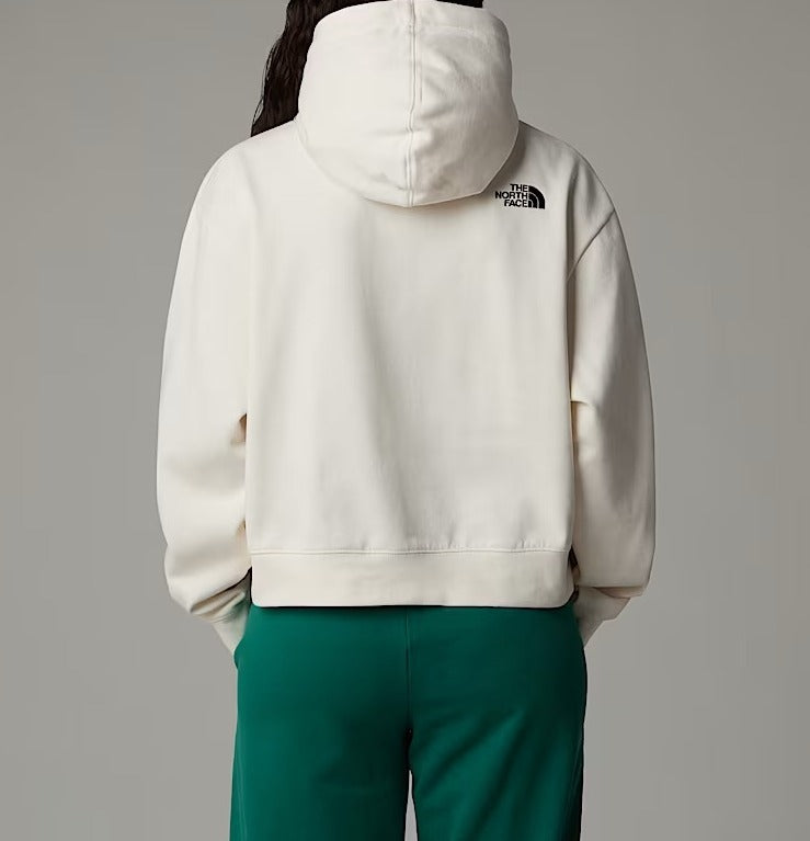 THE NORTH FACE Felpa Donna ESSENTIAL CROP-White Dune
