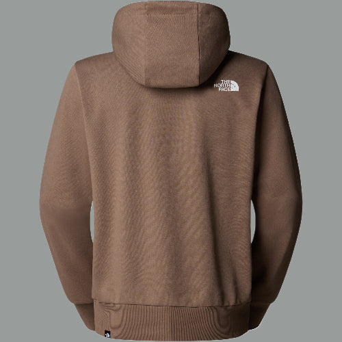 THE NORTH FACE Felpa Uomo SIMPLE DOME Cappuccio-Mocha Brown
