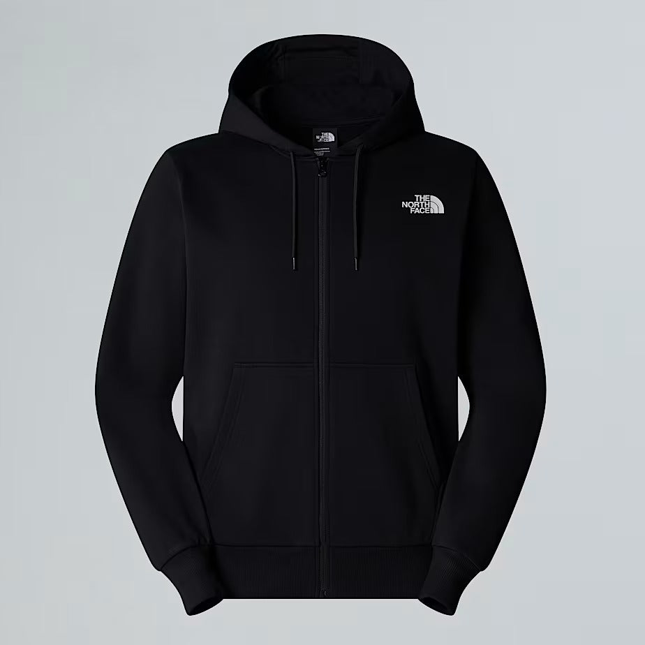 THE NORTH FACE Felpa Uomo SIMPLE DOME FULL ZIP-Tnf Black