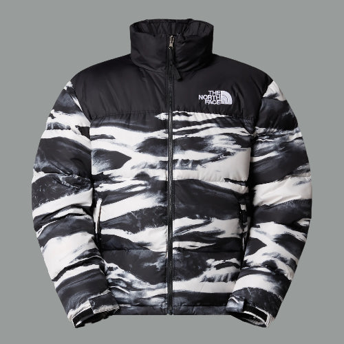 THE NORTH FACE Giubbotto Uomo 1996 RETRO NUPTSE PRINT-Tnf Black