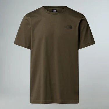 THE NORTH FACE T-Shirt Uomo NSE Box EDGE OF LIGHT INFILL-New Taupe Green