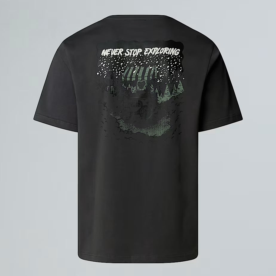 THE NORTH FACE T-Shirt Unisex POWDER DAYS RELAXED GRAPHIC-Asphalt Grey