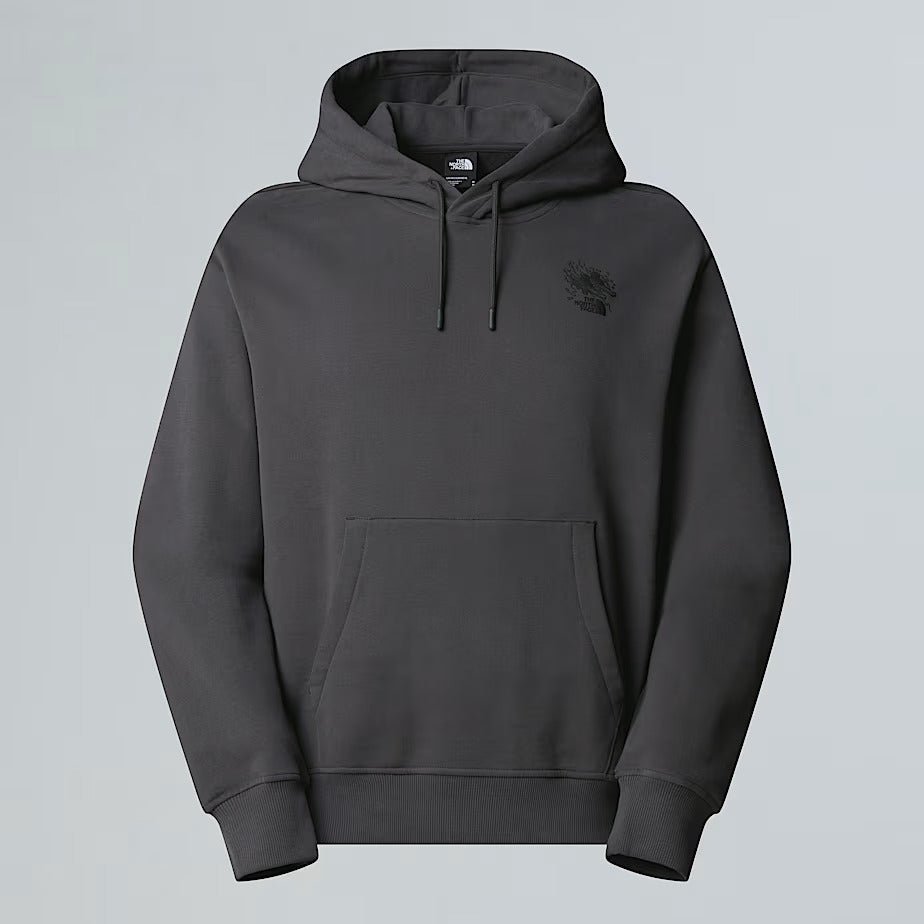 THE NORTH FACE Felpa Unisex POWDER DAYS RELAXED GRAPHIC-Asphalt Grey