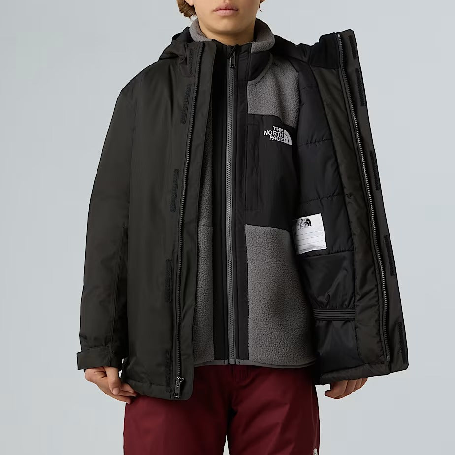 THE NORTH FACE Giacca Ragazzi SNOWQUEST-Tnf Black