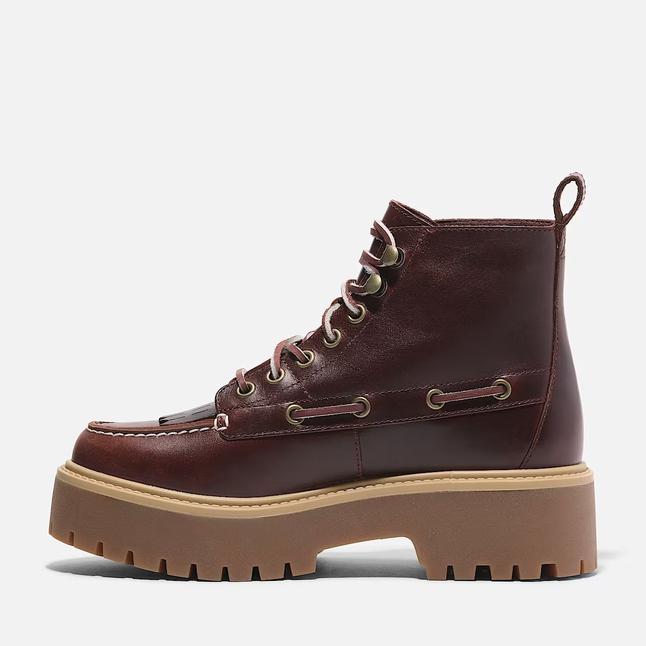 TIMBERLAND Scarponcino Donna STONE STREET MID LACE UP-Burgundy