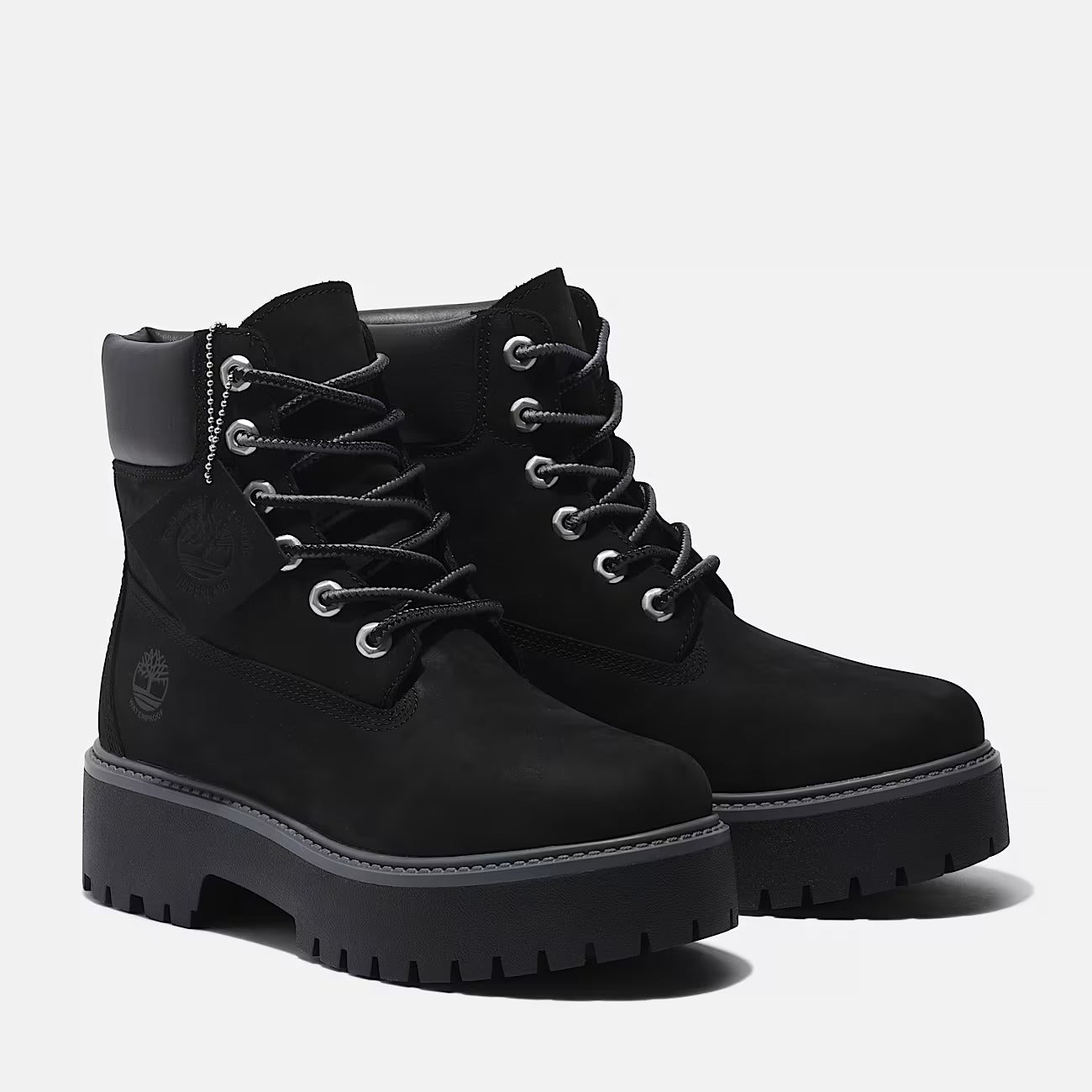 TIMBERLAND Scarponcino Donna STONE STREET 6 INCH WATERPROOF-Jet Black