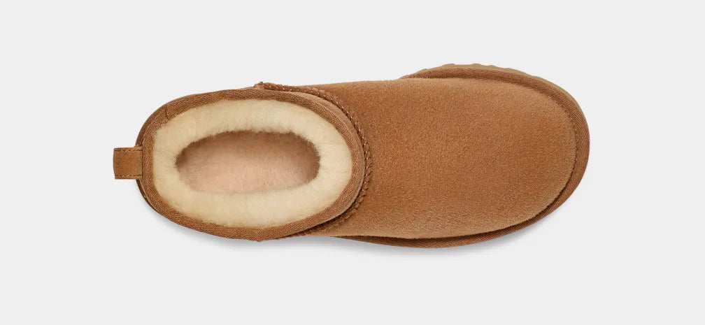 UGG Scarponcino Donna CLASSIC ULTRA MINI 1116109-Chestnut