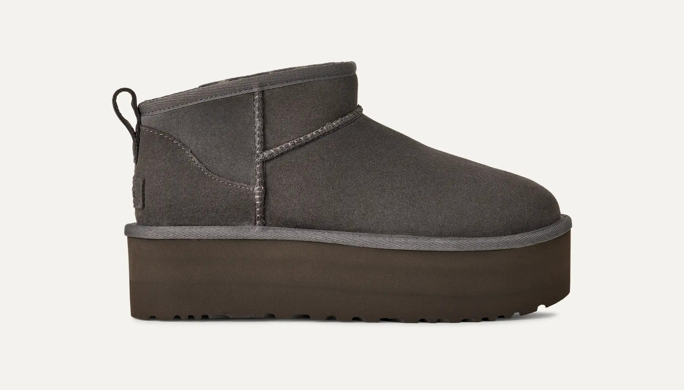 UGG Scarponcino Donna CLASSIC ULTRA MINI PLATFORM 1135092-Charcoal