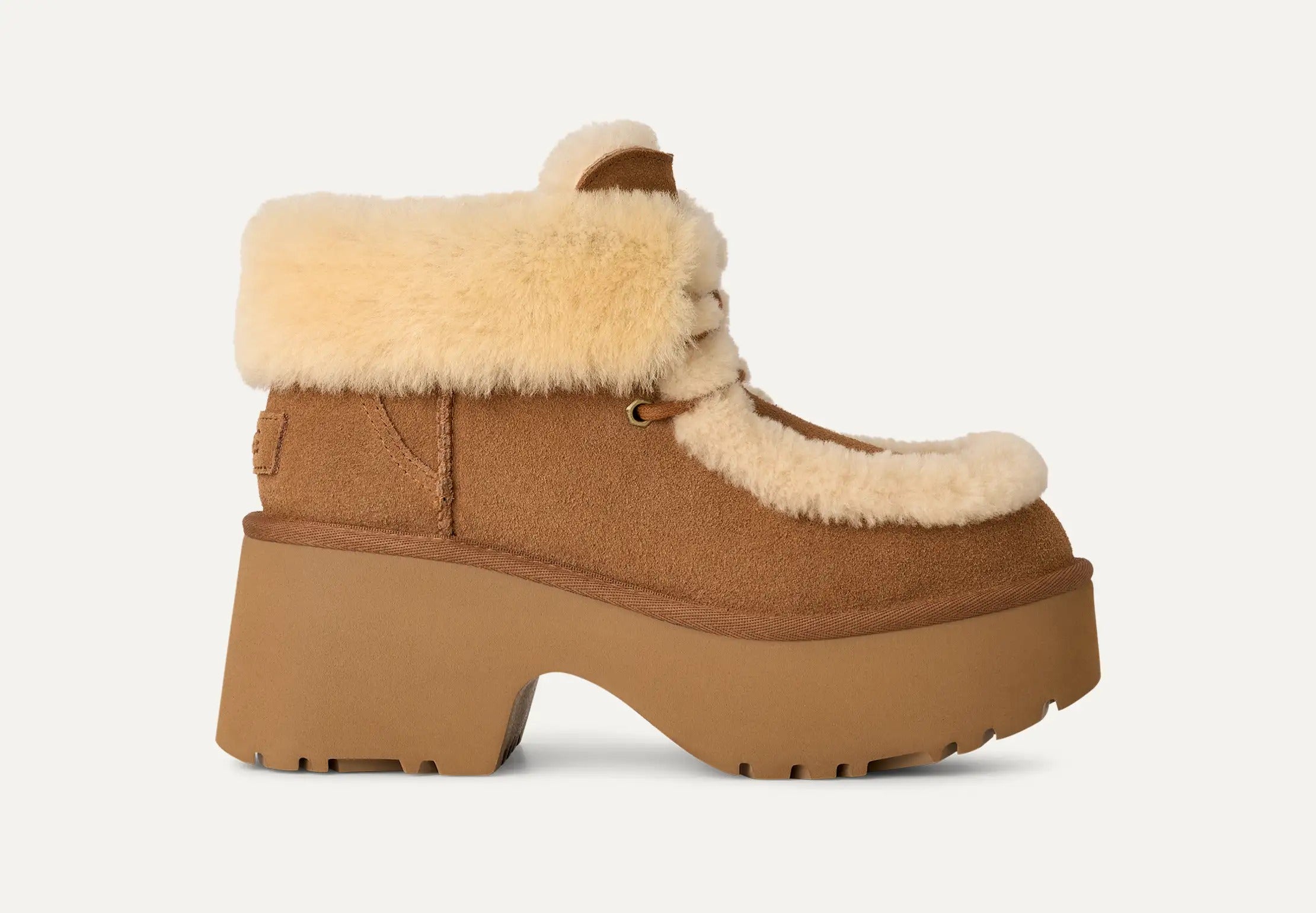 UGG Scarponcino Donna ESMEE LACE UP 1171532-Chestnut