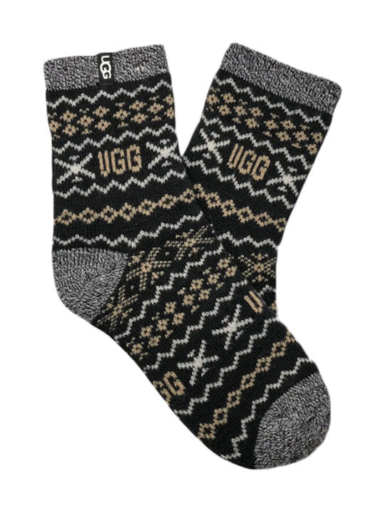 UGG Calzini Donna CRESSIDA COZY Corti-Black Multi Uggisle