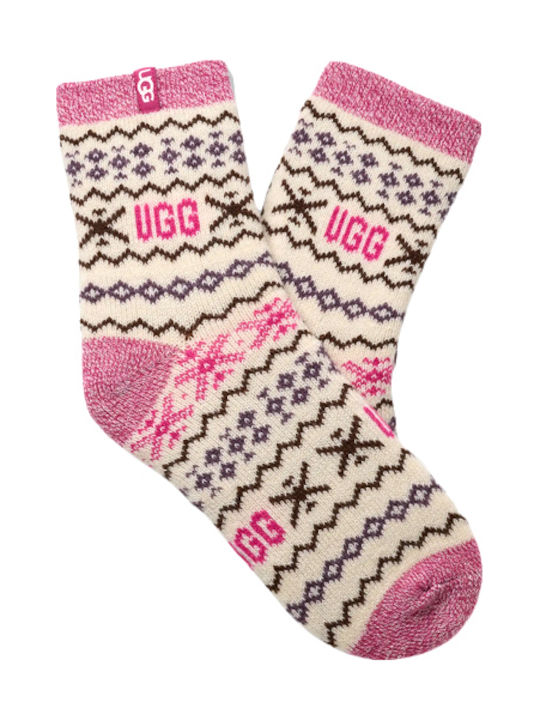 UGG Calzini Donna CRESSIDA COZY Corti-Cream Multi Uggisle
