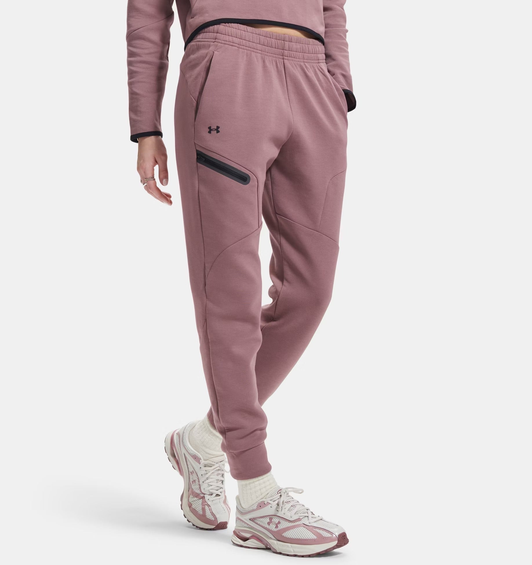 UNDER ARMOUR Jogger Donna UNSTOPPABLE-Maroon Mist