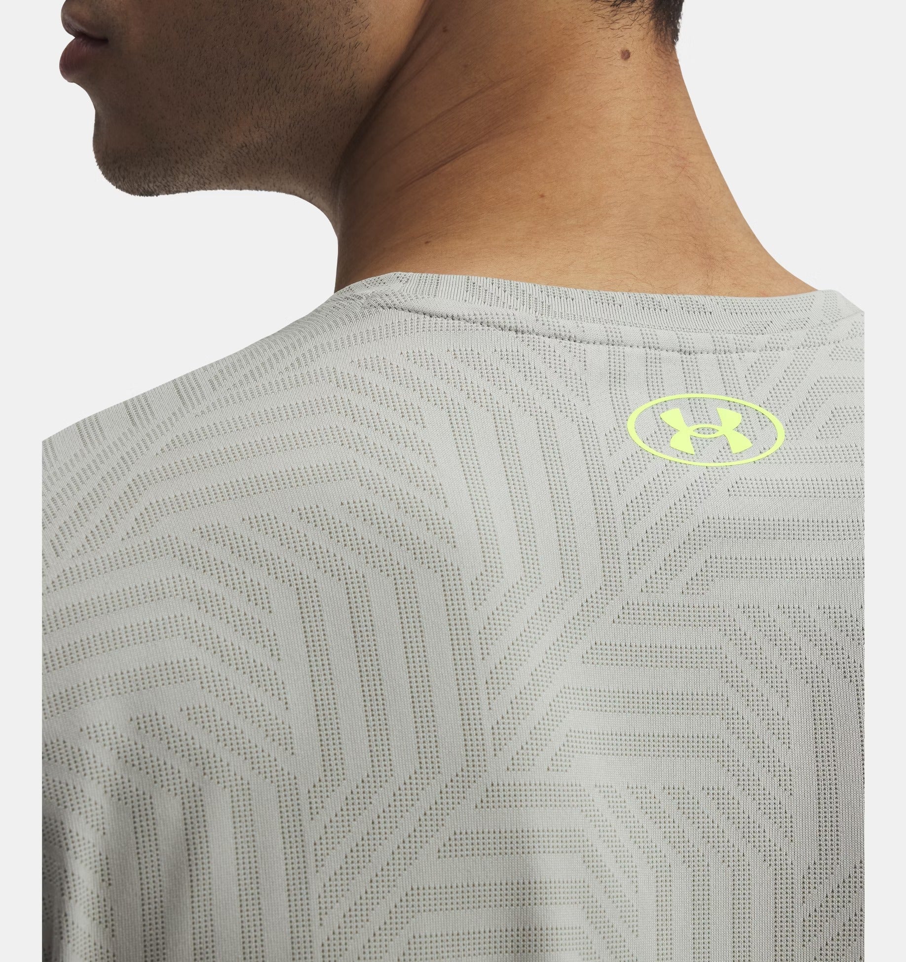 UNDER ARMOUR T-Shirt Uomo TECH VENT GEOTESSA-Hydro Green