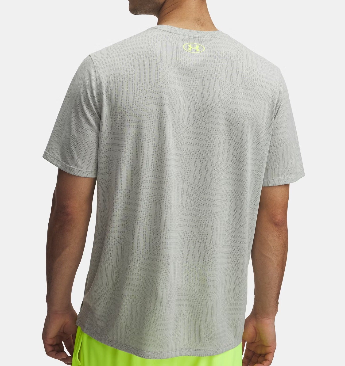 UNDER ARMOUR T-Shirt Uomo TECH VENT GEOTESSA-Hydro Green