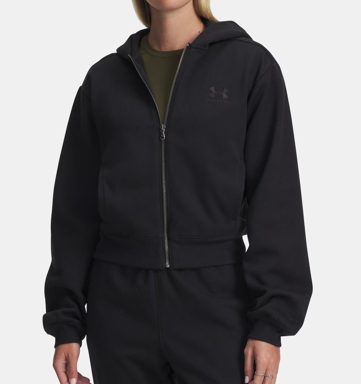 UNDER ARMOUR Felpa Donna ICON VIDA Full Zip-Black