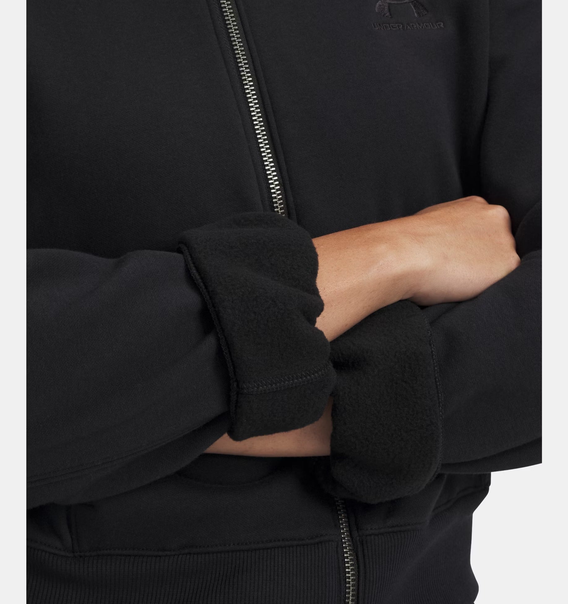 UNDER ARMOUR Felpa Donna ICON VIDA Full Zip-Black