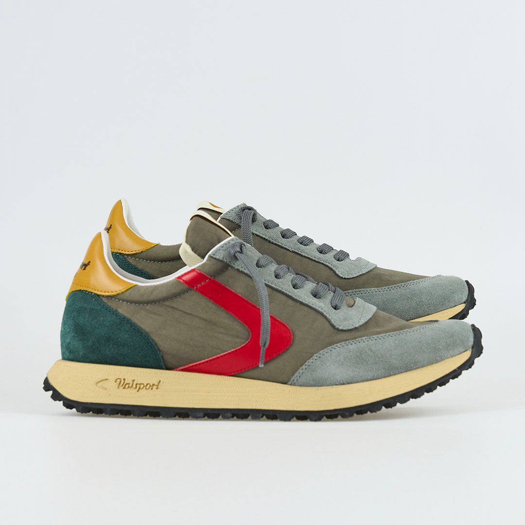 VALSPORT Sneaker Uomo Start Nylon Vintage Red 2754-Grey