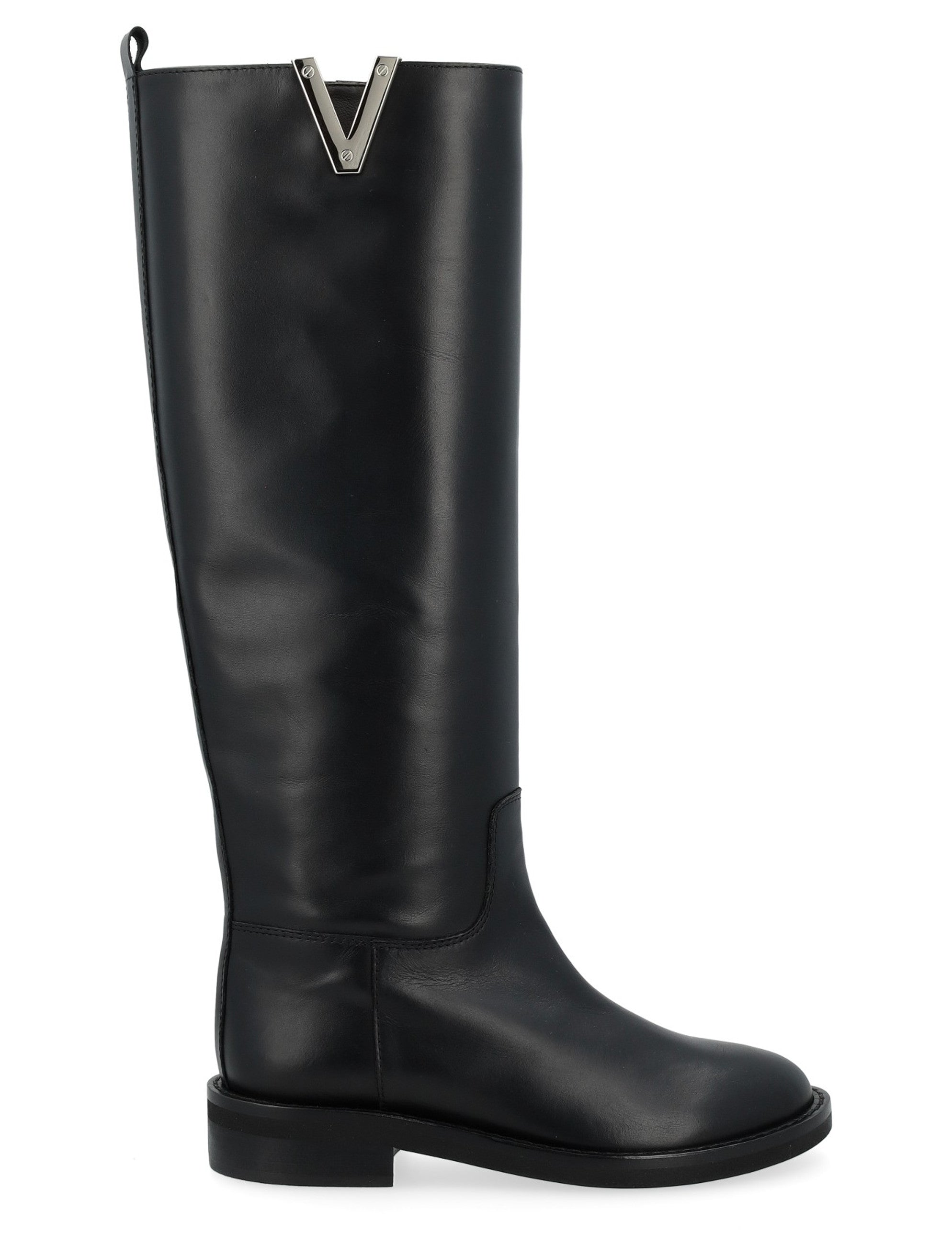 VIA ROMA 15 STIVALE MALIBU V Argento 4221-Nero
