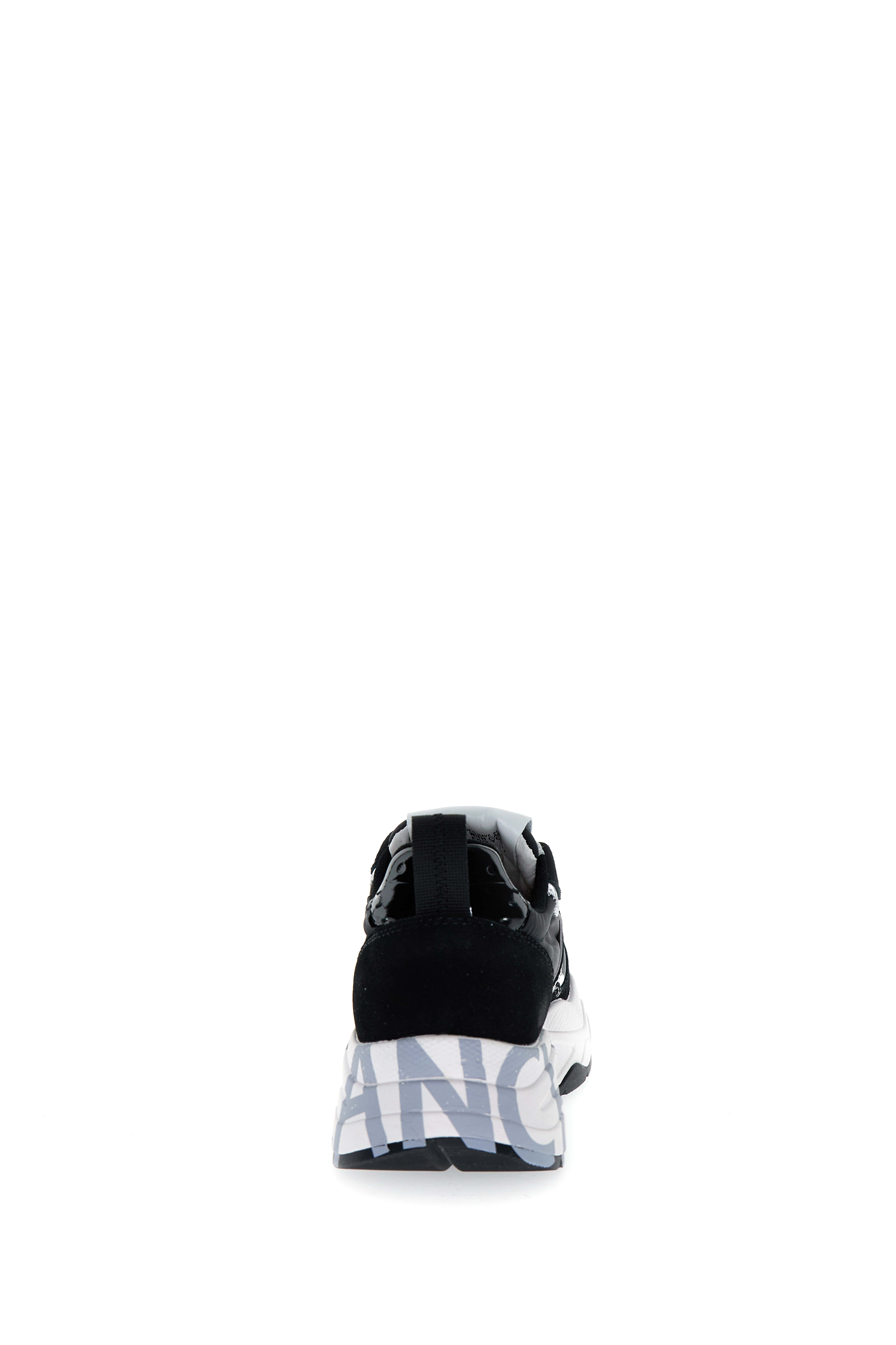 VOILE BLANCHE Sneaker Donna Club105-Nero Argento