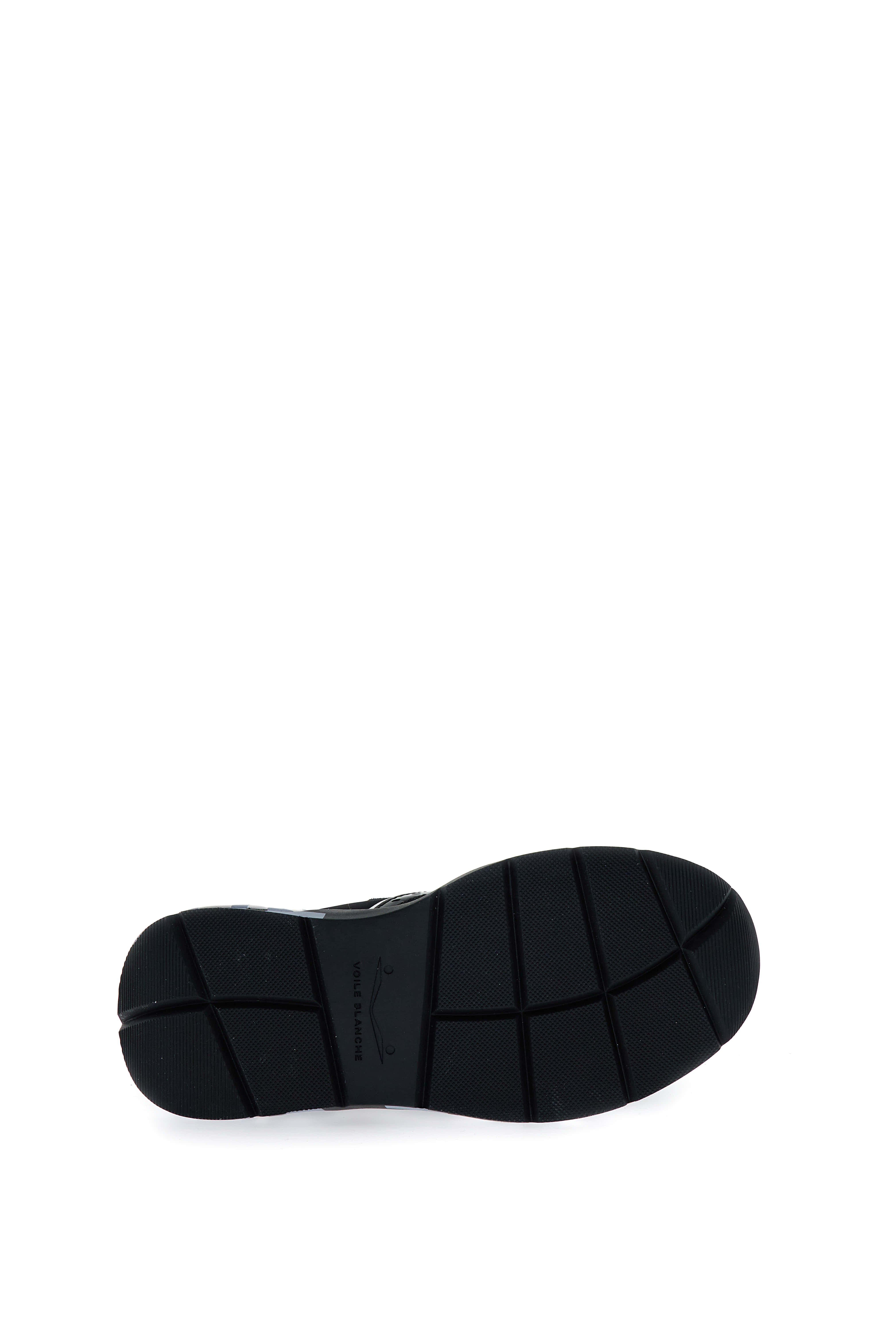 VOILE BLANCHE Sneaker Donna Club105-Nero Argento