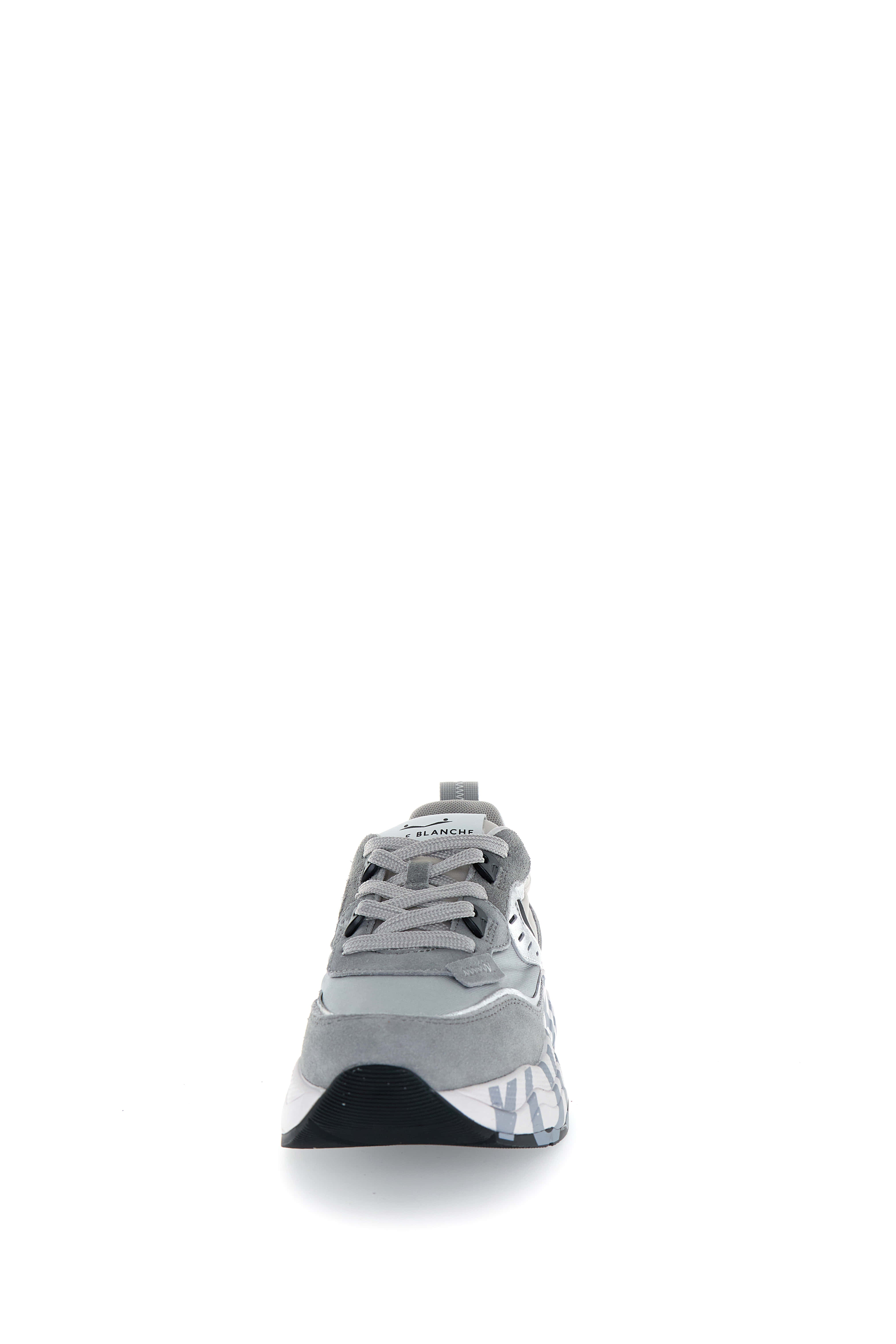 VOILE BLANCHE Sneaker Donna Club105-Grigio Argento