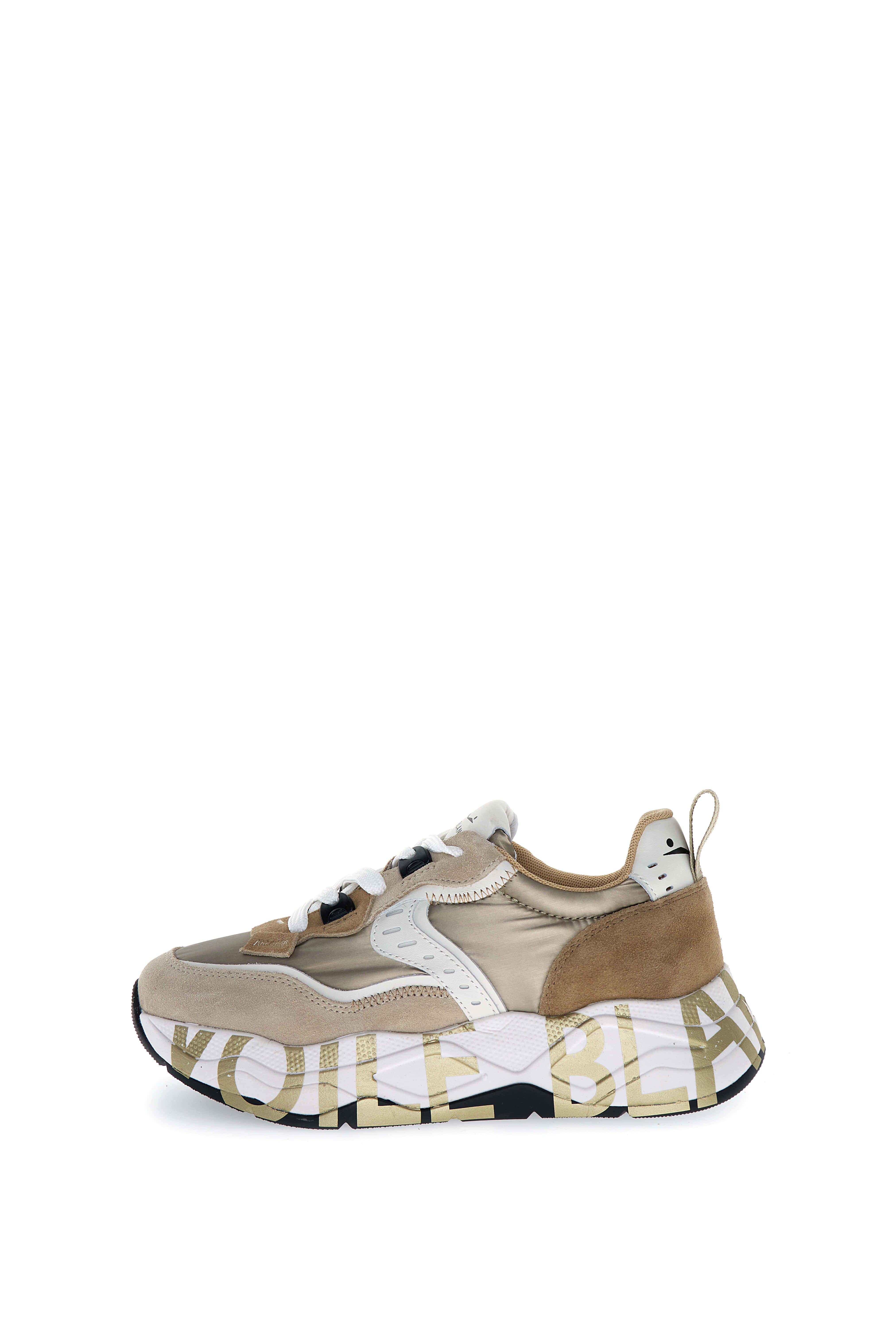 VOILE BLANCHE Sneaker Donna Club105-Beige Platino