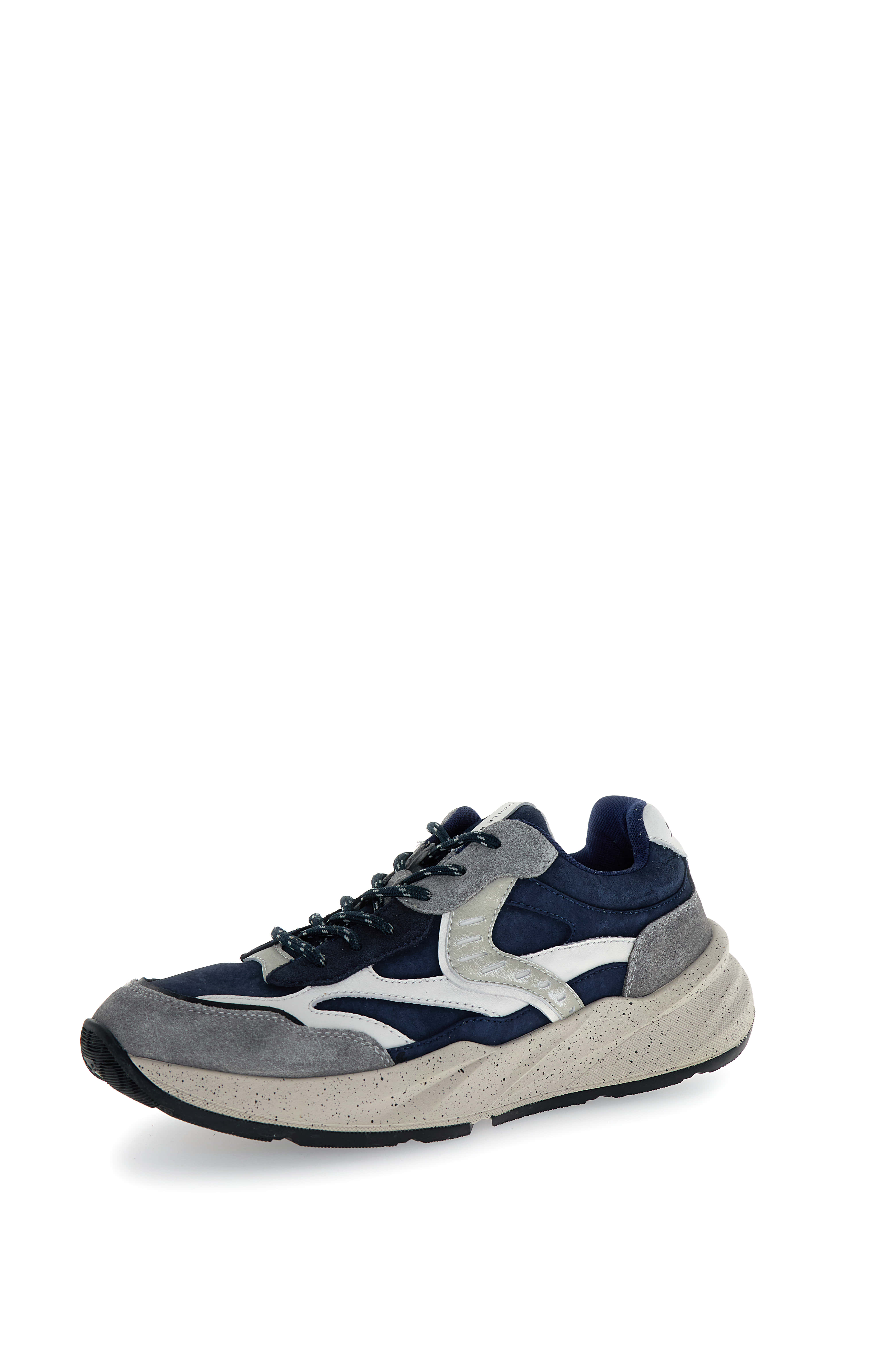 VOILE BLANCHE Sneaker Uomo Club22-Grigio Blu