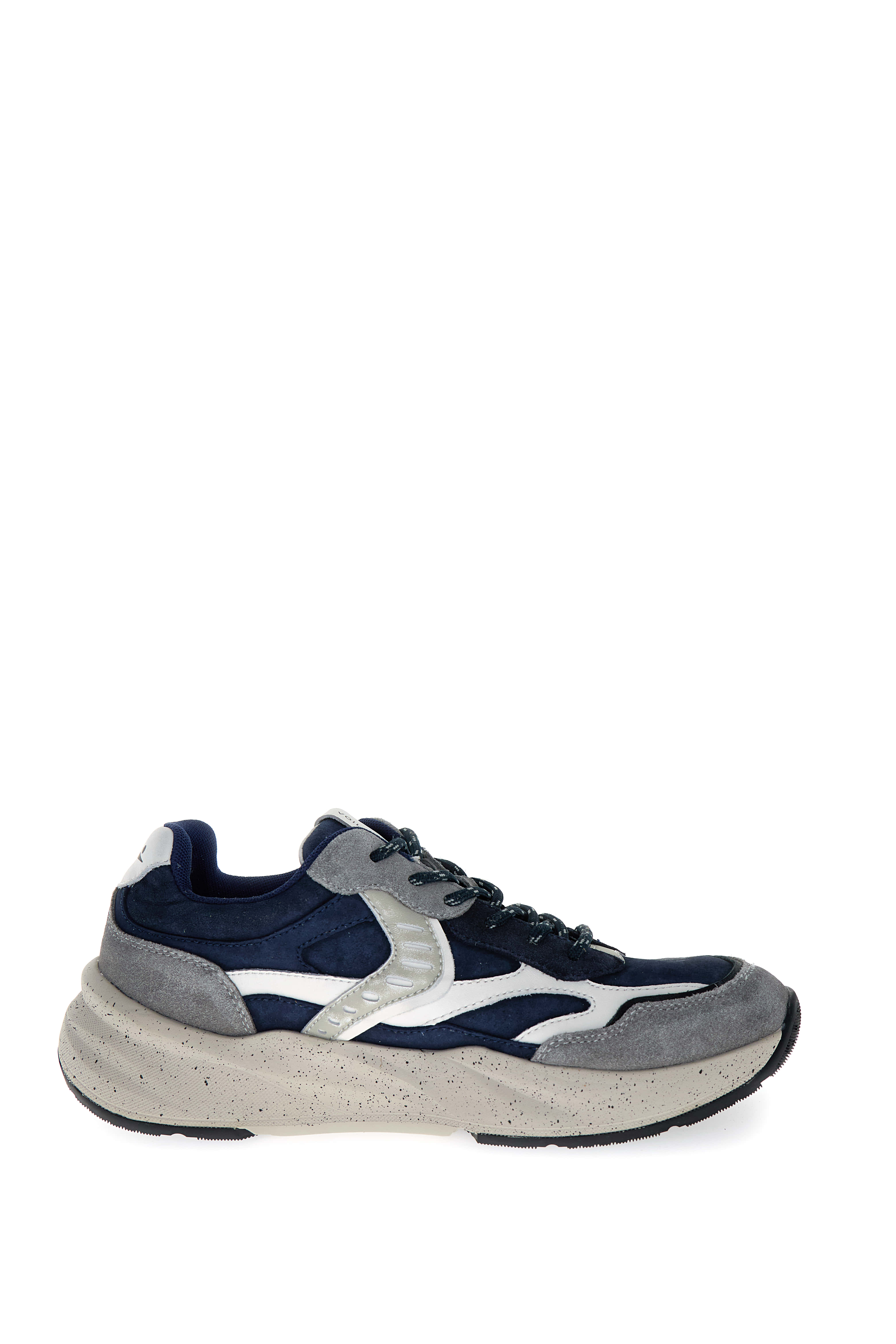 VOILE BLANCHE Sneaker Uomo Club22-Grigio Blu