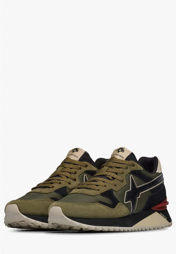 W6YZ Sneaker Uomo Yak-M-Verde Militare Nero