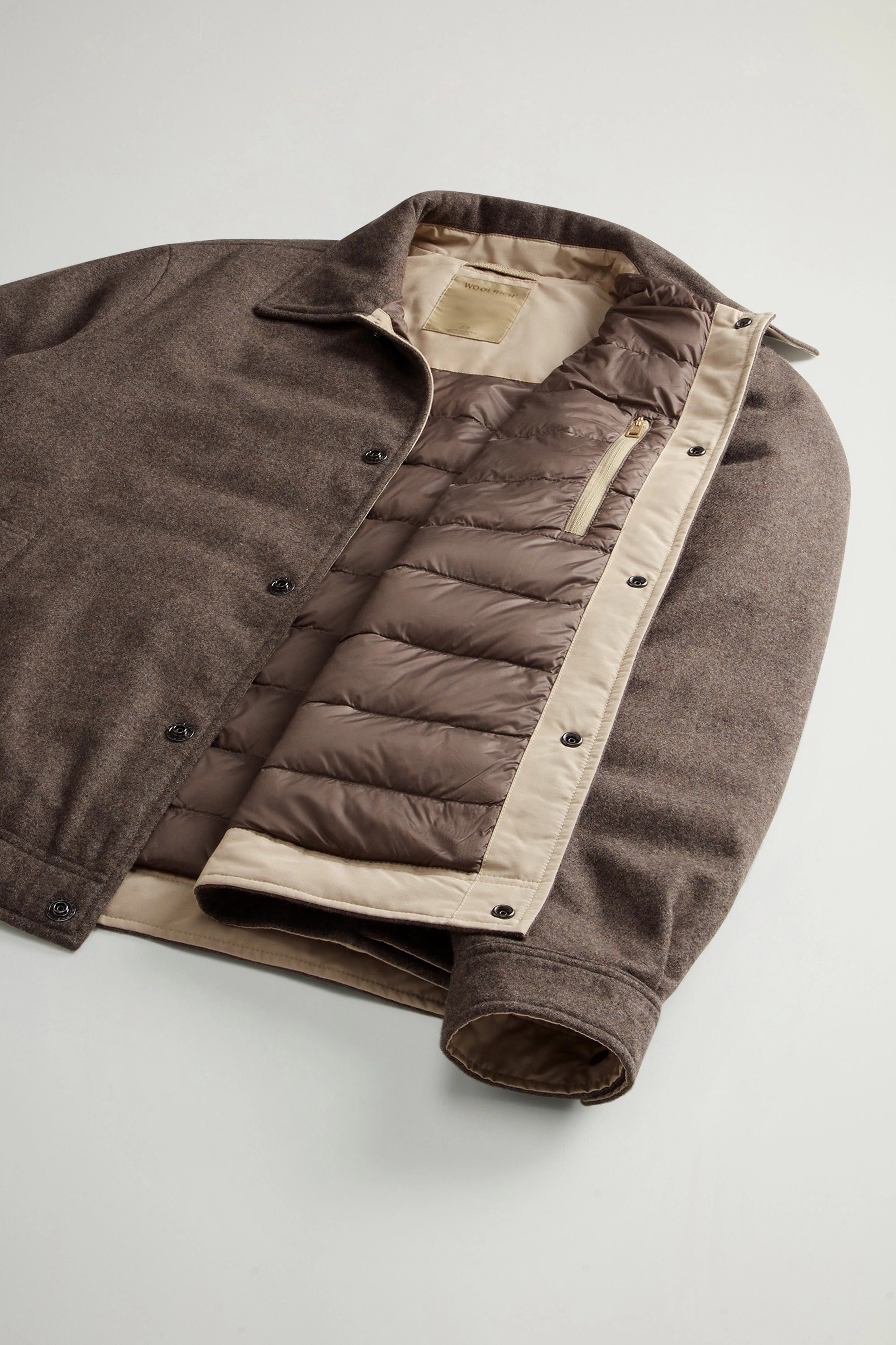 WOOLRICH Giacca Camicia Uomo WOOL KEATING-Falcon